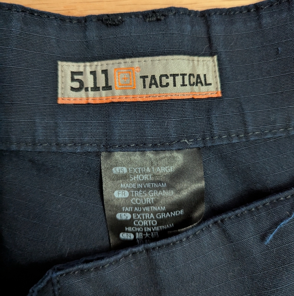 2 Pairs 5.11 Tactical Men’s XL Short Relaxed Fit TDU® Cargo Pant Workwear - Picture 6 of 15
